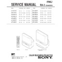 Sony KP-43T70, KP-46C70, KP-48S70, KP-53N74, KP-53S70, KP-61S70 Service Manual
