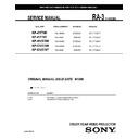 Sony KP-43T70K, KP-43T70T, KP-48VS70K, KP-53VS70K, KP-53VS70T Service Manual