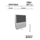 Sony KP-44PX3, KP-44PX3U Service Manual