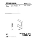 Sony KP-46S3 Service Manual
