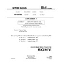Sony KP-46WT500 (serv.man2) Service Manual