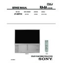 Sony KP-46WT510 Service Manual