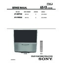 Sony KP-46WT520, KP-51WS520 Service Manual