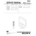 Sony KP-48V80, KP-53V80, KP-61V80 Service Manual