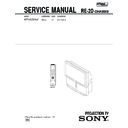 Sony KP-51DS1U Service Manual