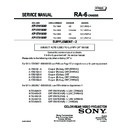 Sony KP-51HW40, KP-57HW40 (serv.man3) Service Manual
