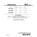 Sony KP-51WS500, KP-57WS500, KP-65WS500 (serv.man4) Service Manual