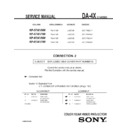 Sony KP-57WV600, KP-57WV700, KP-65WV600, KP-65WV700 (serv.man4) Service Manual