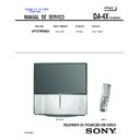 Sony KP-57WV600 Service Manual
