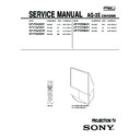 Sony KP-FS43M31, KP-FS43M61, KP-FS43M90, KP-FS43M91, KP-FS53M31, KP-FS53M61, KP-FS53M91 Service Manual