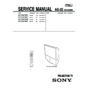 Sony KP-FS57M31, KP-FS57M61, KP-FS57M90, KP-FS57M91 (serv.man2) Service Manual