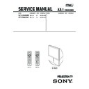 Sony KP-FW46M90, KP-FW46X90 Service Manual