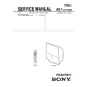 Sony KP-FWS57M90 Service Manual