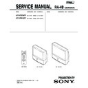 Sony KP-HR53KR1, KP-HR61KR1 Service Manual