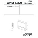 Sony KP-HW512K90 Service Manual