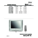 Sony KV-13FS100 Service Manual