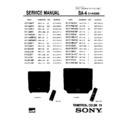 Sony KV-13M40 Service Manual