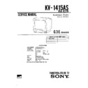 Sony KV-1415AS Service Manual