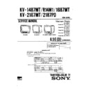 Sony KV-1487MT (serv.man2) Service Manual