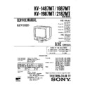 Sony KV-1487MT Service Manual