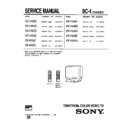 Sony KV-14V5A Service Manual