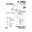 Sony KV-14VM1AS Service Manual