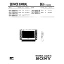 Sony KV-16WS1A Service Manual