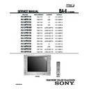 Sony KV-20FS100 Service Manual
