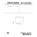 Sony KV-2168KF7 Service Manual