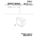 Sony KV-2199M70 Service Manual