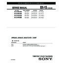 Sony KV-21FA350 Service Manual