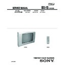 Sony KV-21FS140 Service Manual
