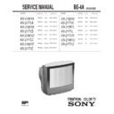 Sony KV-21M1A Service Manual