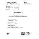 Sony KV-21R1A (serv.man2) Service Manual