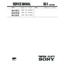 Sony KV-21R1A Service Manual