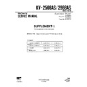 Sony KV-2566AS (serv.man2) Service Manual