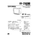 Sony KV-2566MI Service Manual