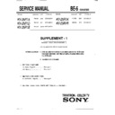 Sony KV-25R1A (serv.man2) Service Manual