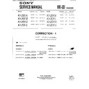 Sony KV-25X1A (serv.man2) Service Manual