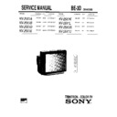 Sony KV-25X1A Service Manual