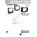 Sony KV-2720 (serv.man2) Service Manual