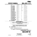 Sony KV-27S42 (serv.man2) Service Manual