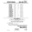 Sony KV-27S42 (serv.man3) Service Manual