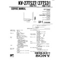 Sony KV-27TS27 Service Manual