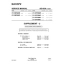 Sony KV-28FQ86B (serv.man3) Service Manual