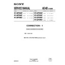 Sony KV-28FX66B (serv.man2) Service Manual