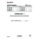 Sony KV-28HX15B (serv.man3) Service Manual