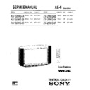 Sony KV-28WS4A Service Manual