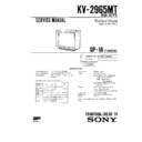 Sony KV-2965MT Service Manual