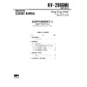 Sony KV-2966MI Service Manual